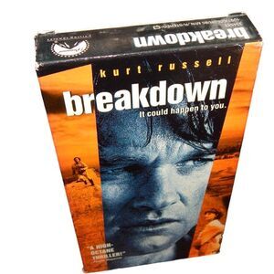 Breakdown vintage 1997 Kurt Russell Kathleen Quinlan VHS in original paper case